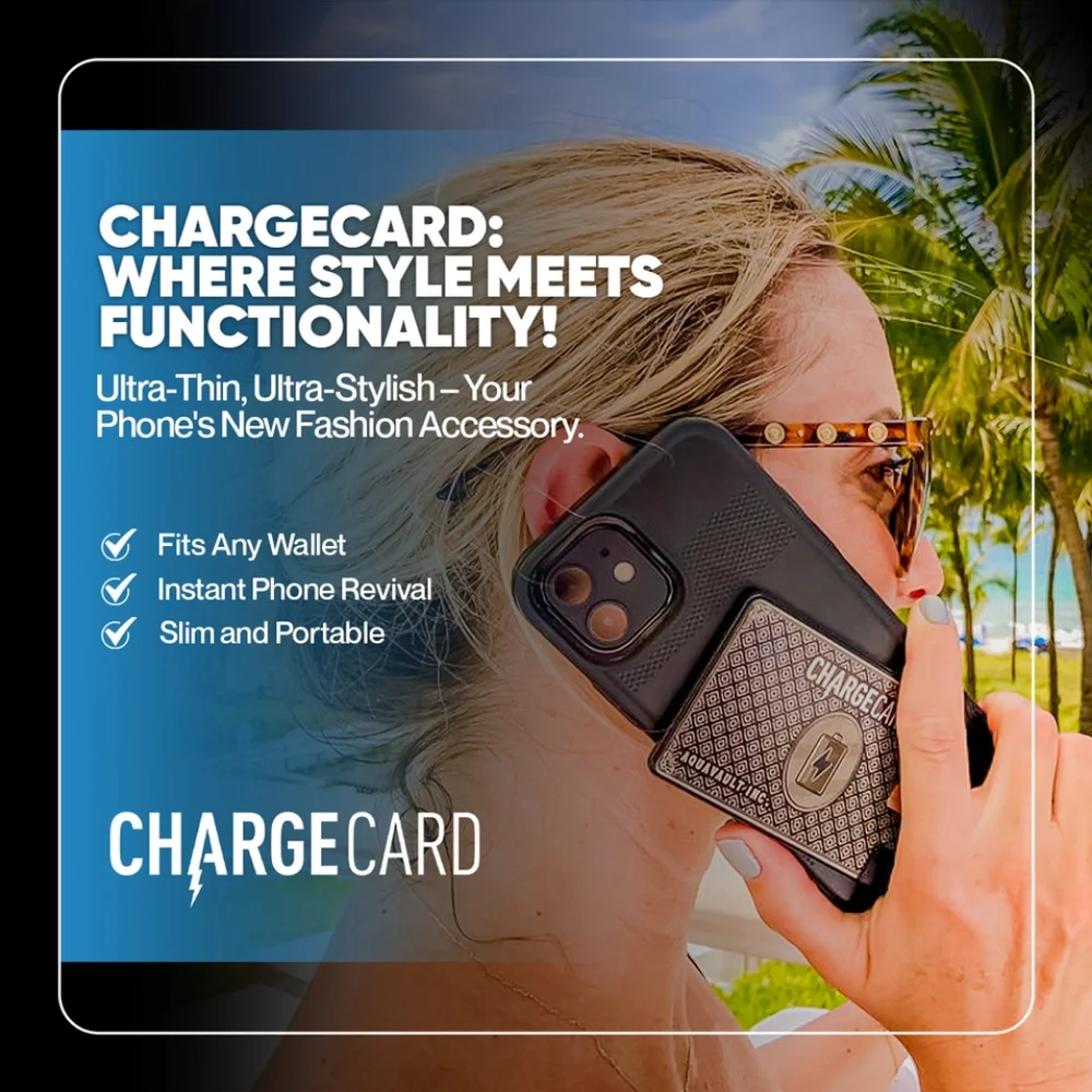 The World's Thinnest Portable Charger - The ChargeCard